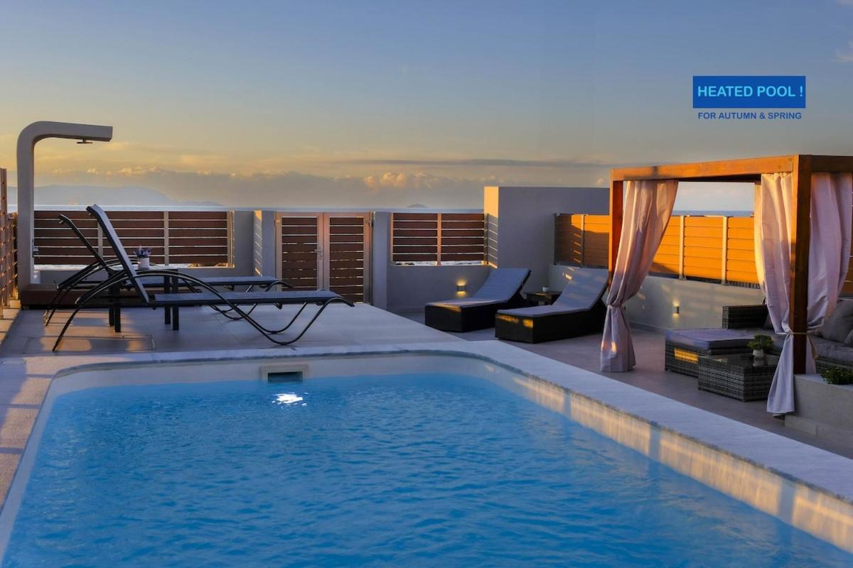 Blue Velvet Coast Luxury Villas Kokkini Hani ภายนอก รูปภาพ
