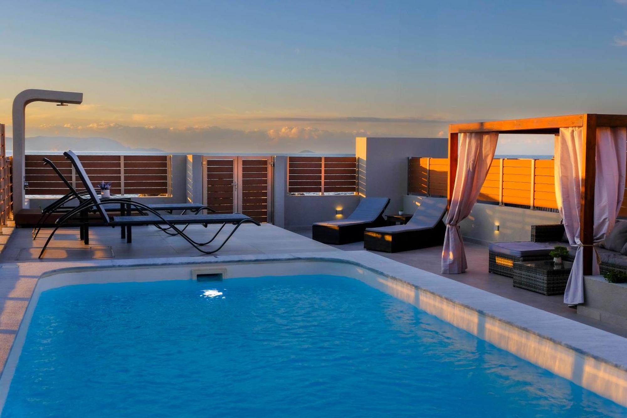 Blue Velvet Coast Luxury Villas Kokkini Hani ภายนอก รูปภาพ
