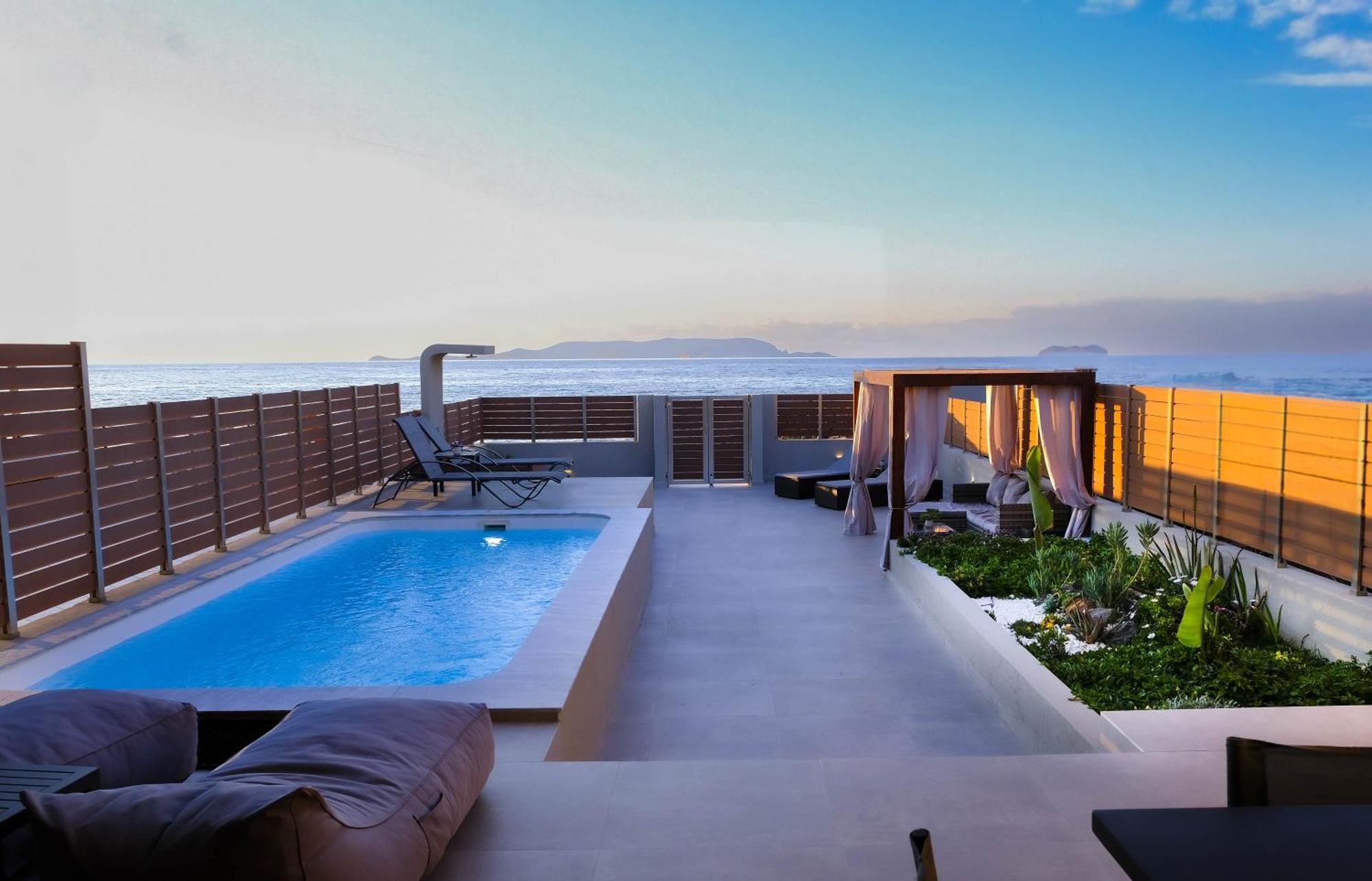 Blue Velvet Coast Luxury Villas Kokkini Hani ภายนอก รูปภาพ